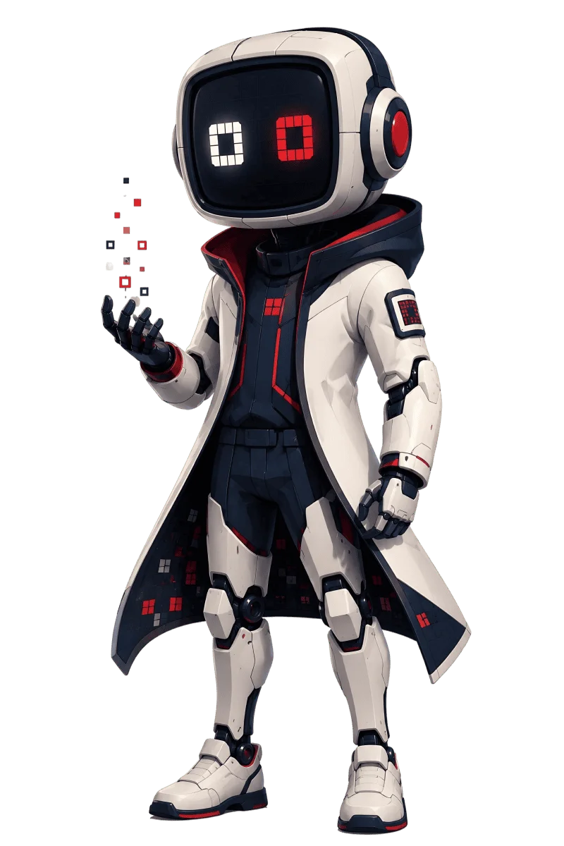 Pixel Matrix Sort character